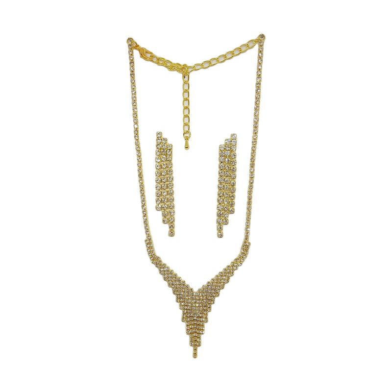 GENERICO - Set De Collar Y Aros Para Fiesta Mandi