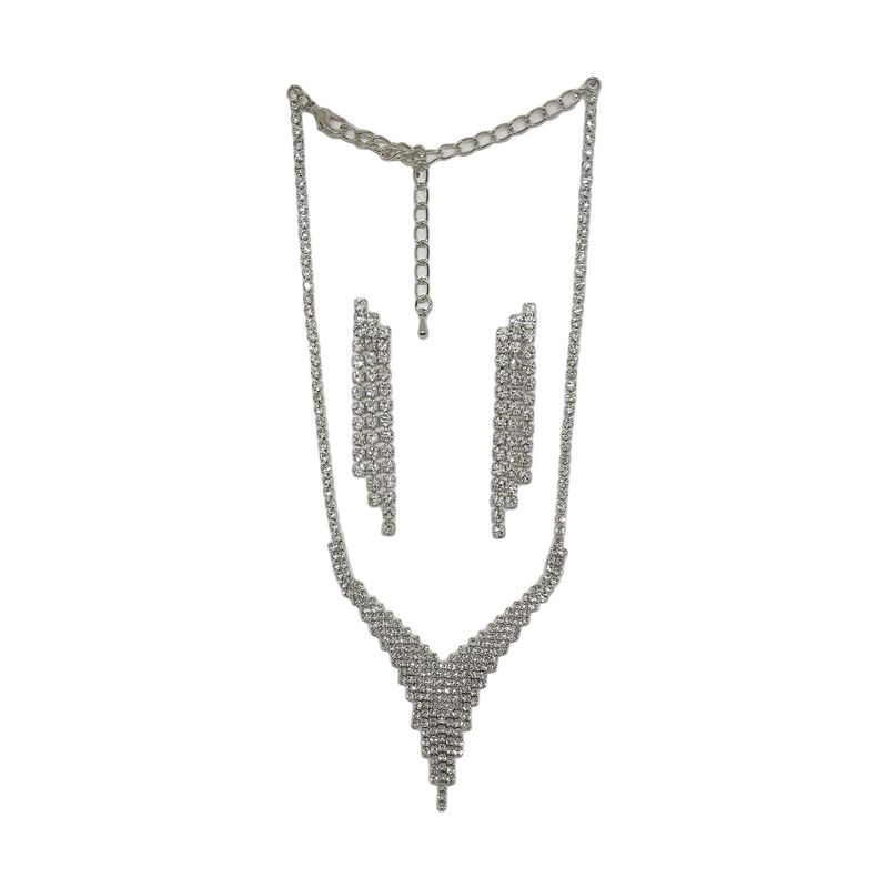 GENERICO - Set De Collar Y Aros Para Fiesta Mandi