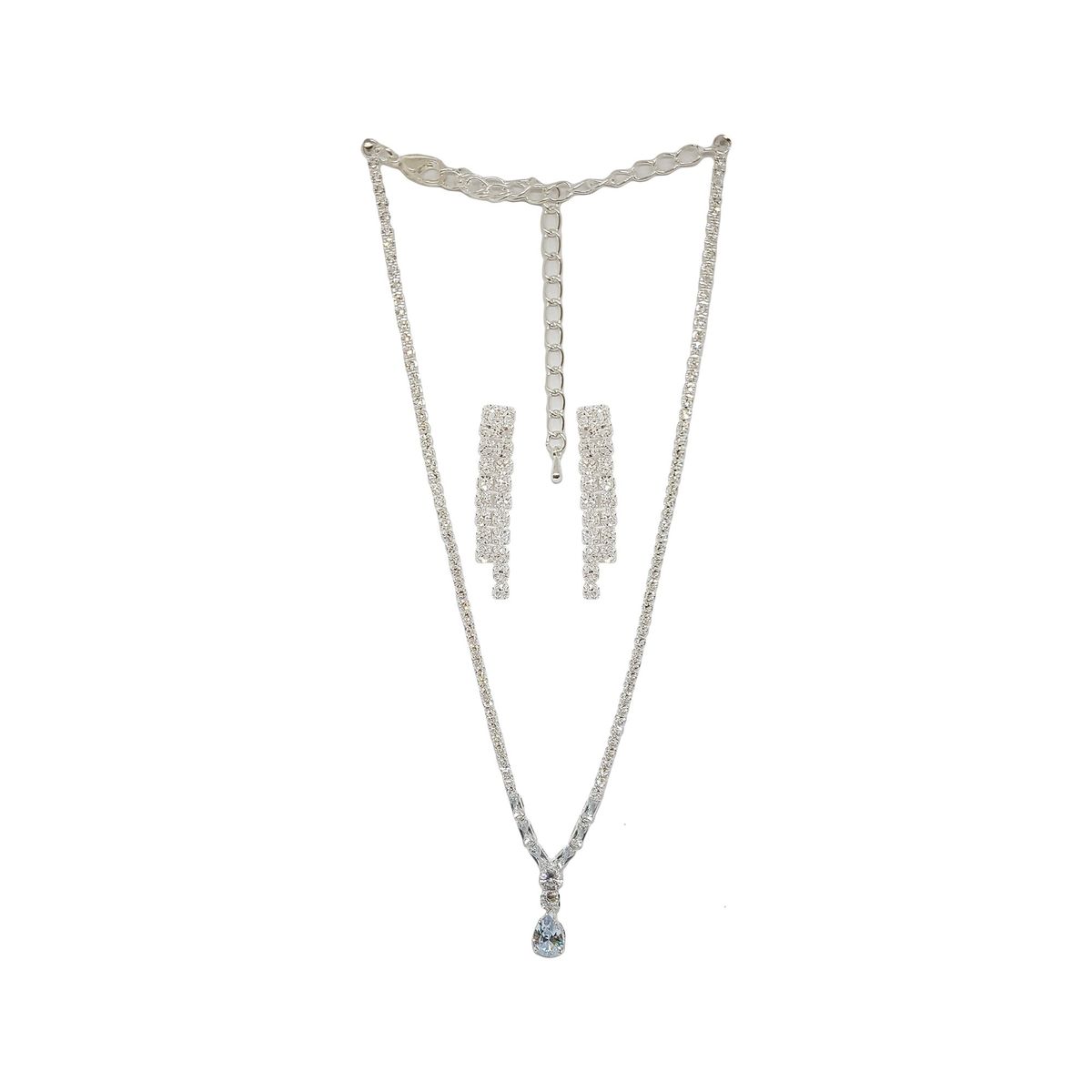 GENERICO - Set De Collar Y Aros Para Fiesta Conrra