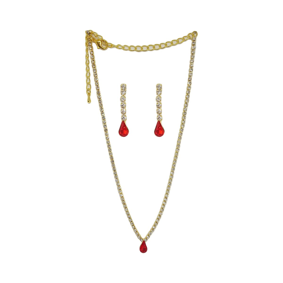 GENERICO - Set De Collar Y Aros Para Fiesta Colors