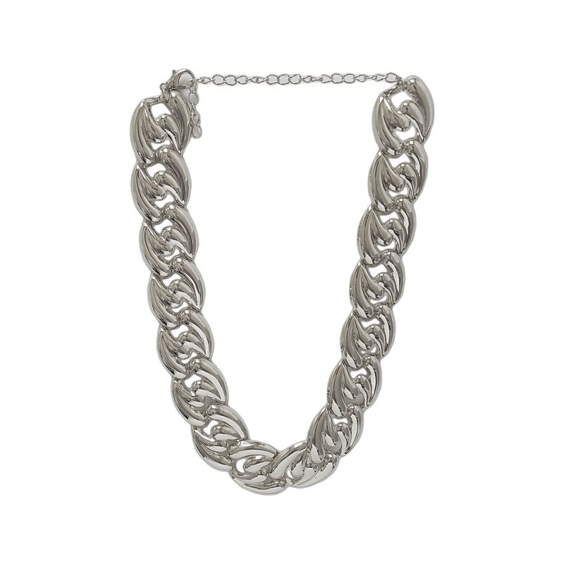 GENERICO - Collar Corto De Fantasia Casual  Eslabon Elle