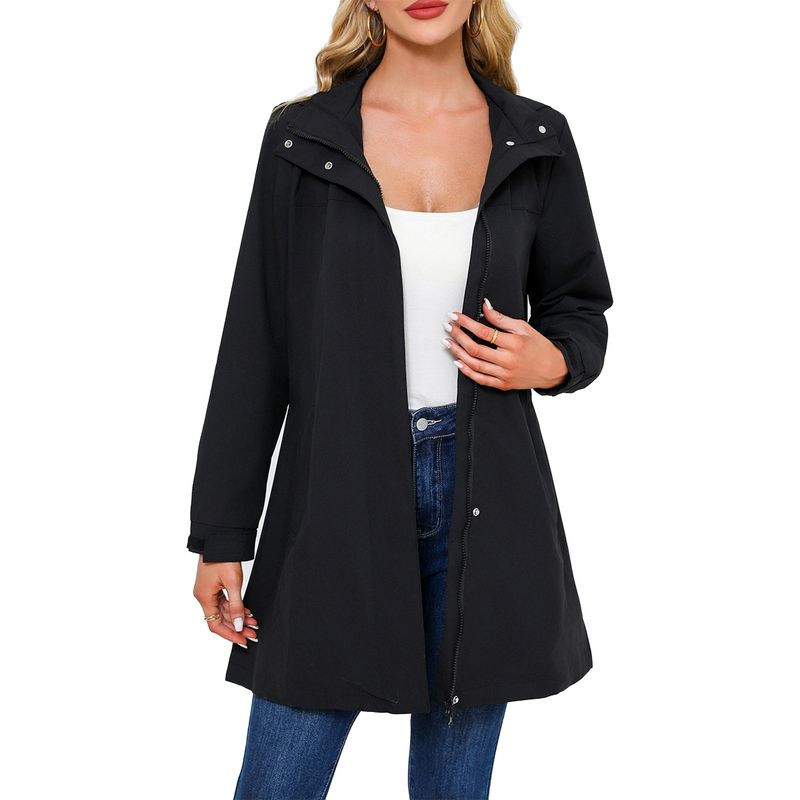 RURUTOTO - Chaqueta larga Mujer Negro.