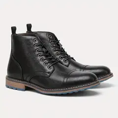 VATYERTY - Botas de hombre con parte superior de PU y suela de goma