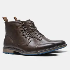 VATYERTY - Botas de hombre con parte superior de PU y suela de goma