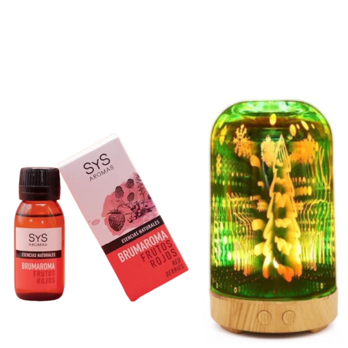 SYS - Sys Ambientador 50 Ml Frutos Rojos + Equipo 3D 100 Ml