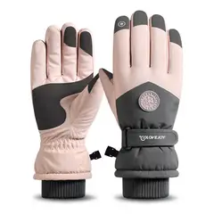 TIOZONEY - Guantes De Esquí De Invierno Forro Polar Antideslizante