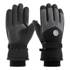 TIOZONEY - Guantes De Esquí De Invierno Forro Polar Antideslizante