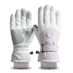 TIOZONEY - Guantes De Esquí De Invierno Forro Polar Antideslizante