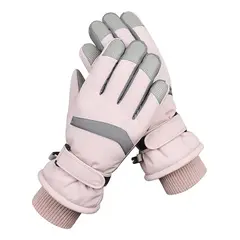 TIOZONEY - Guantes De Esquí De Invierno Forro Polar Antideslizante