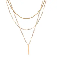 VATYERTY - Collar Mujer Dorado