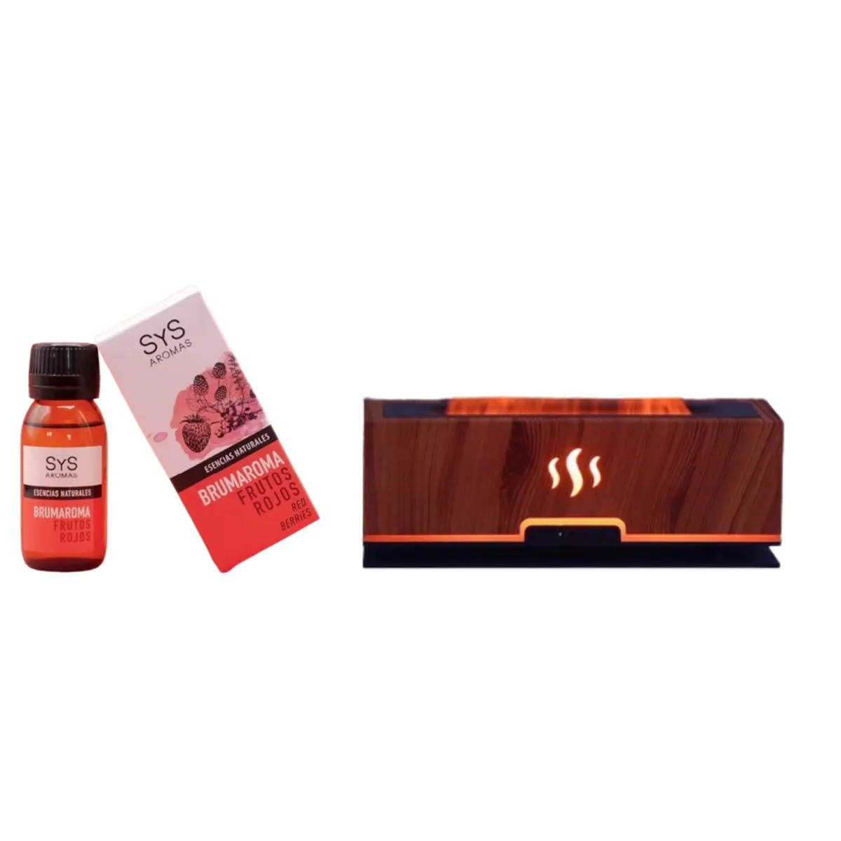 SYS - Sys Ambientador 50 Ml Frutos Rojo + Equipo cafe 200 Ml