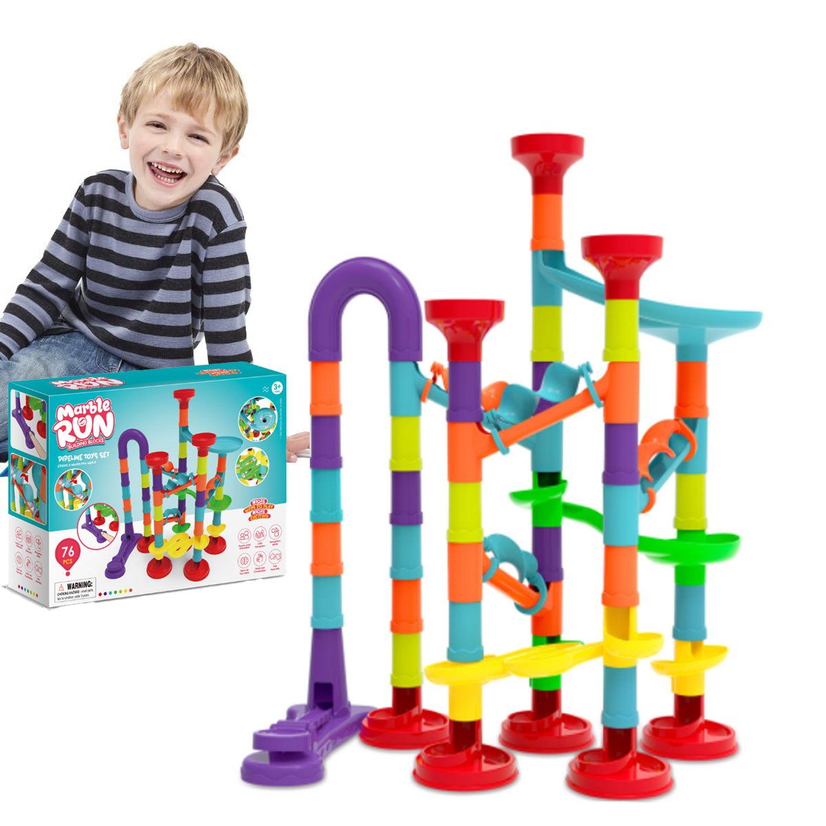 GENERICO - Pista De Laberinto Bloques Educativo Para Niños Regalo 76pcs