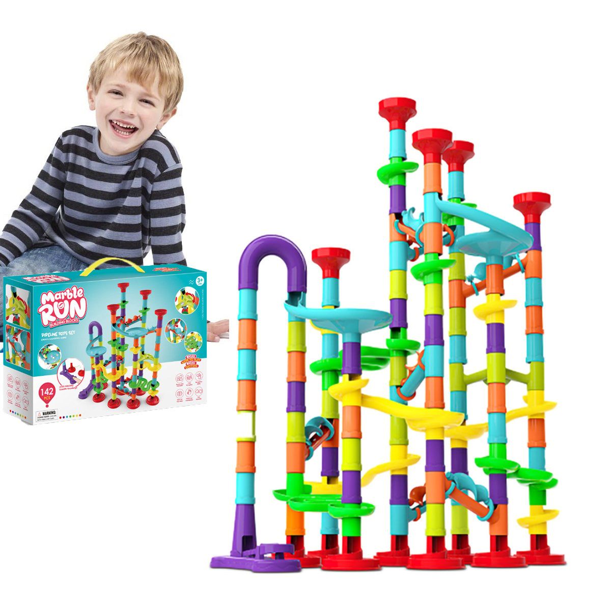 GENERICO - Pista De Laberinto Bloques Educativo Para Niños Regalo 142pcs