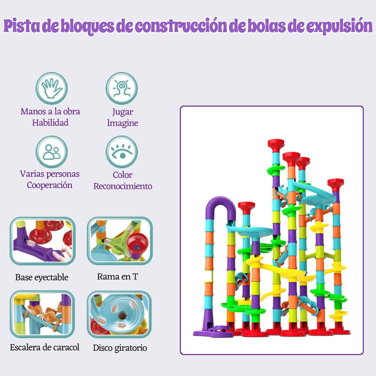GENERICO - Pista De Laberinto Bloques Educativo Para Niños Regalo 142pcs