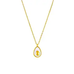 GENERICO - Collar Dije De Palta Cadena Acero Inoxidable - Baño Oro 18k