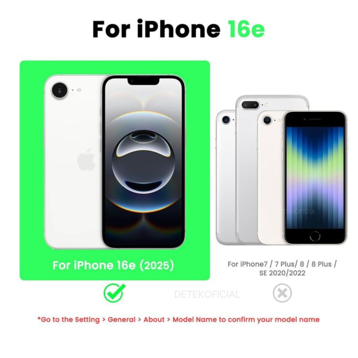 GENERICO - Carcasa Para iPhone 16e  Antigolpes Magsafe Reforzada