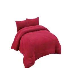 GENERICO - PLUMON DE INVIERNO 2 PLAZAS ROJO