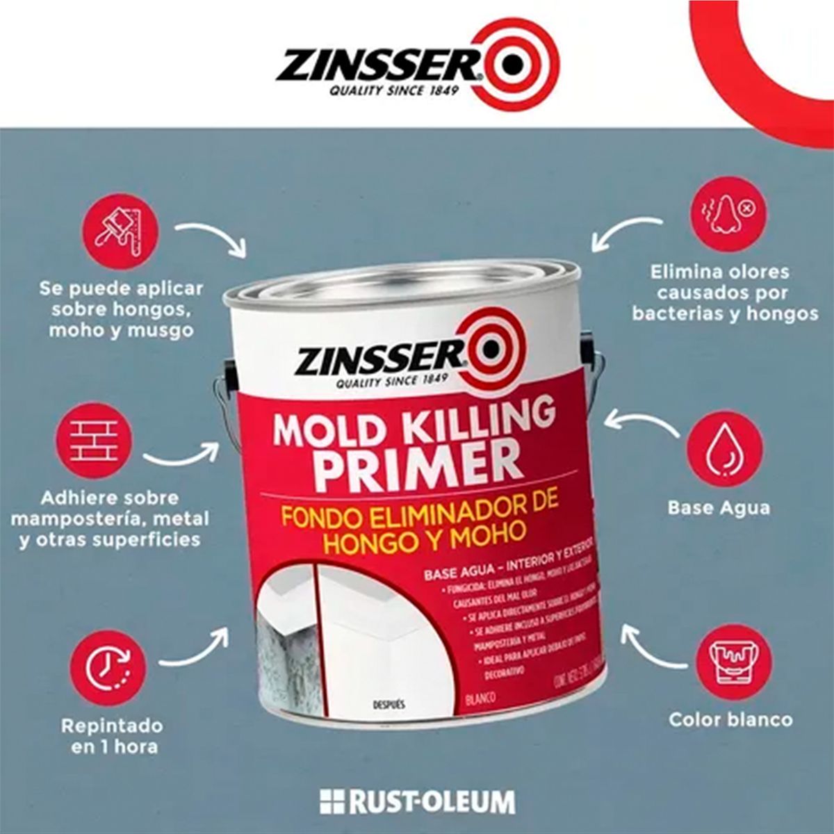 GENERICO - ZINSSER MOLD KILLING PRIMER - 0946L