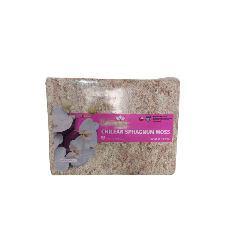 GENERICO - Musgo Sphagnum 1kg rinde 80L