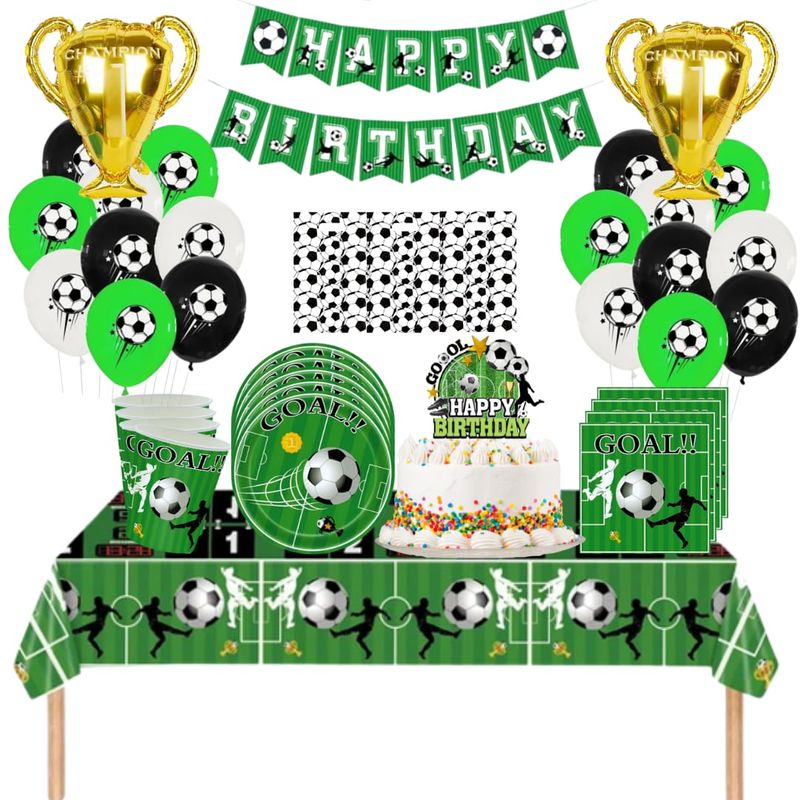 GENERICO - Pack Decoración Globos Cotillón Futbol
