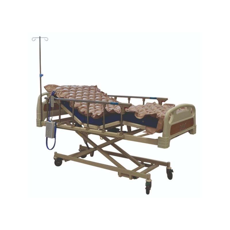 GLOMED - Cama Clínica Eléct 3 Pos Prem + Colchón Imper 8cm + Antiesc GLOMED