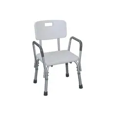 MAXCARE - Silla De Baño Apoya Brazos Fijo