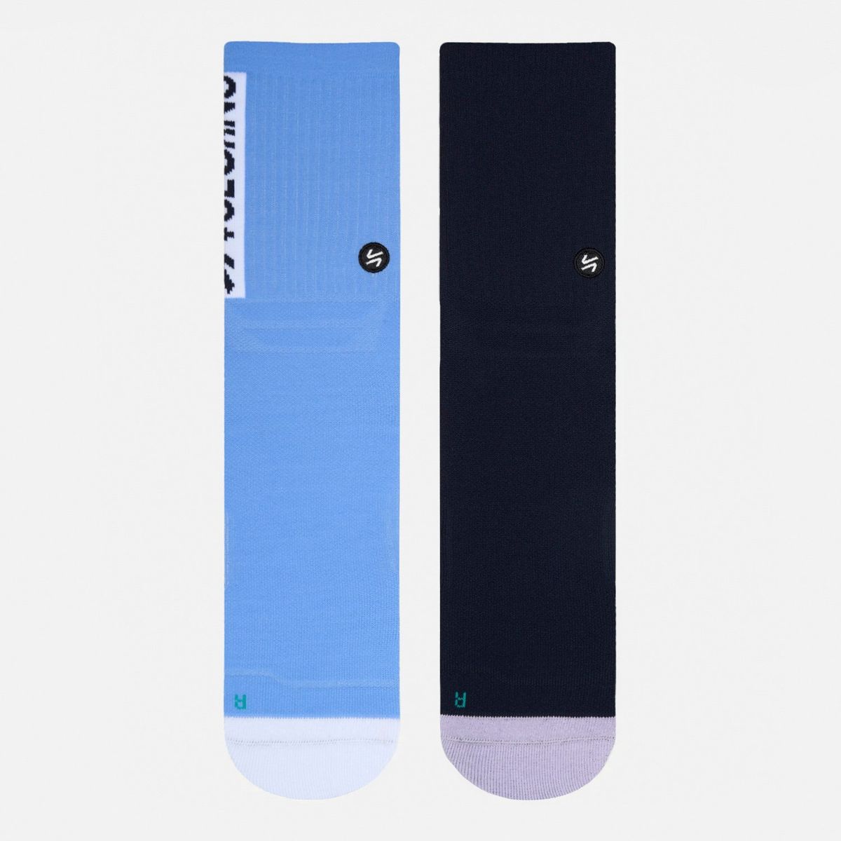 VULCANO - Calcetines Energic Duo Pack Mid Socks Celeste / Azul Marino Vulcano