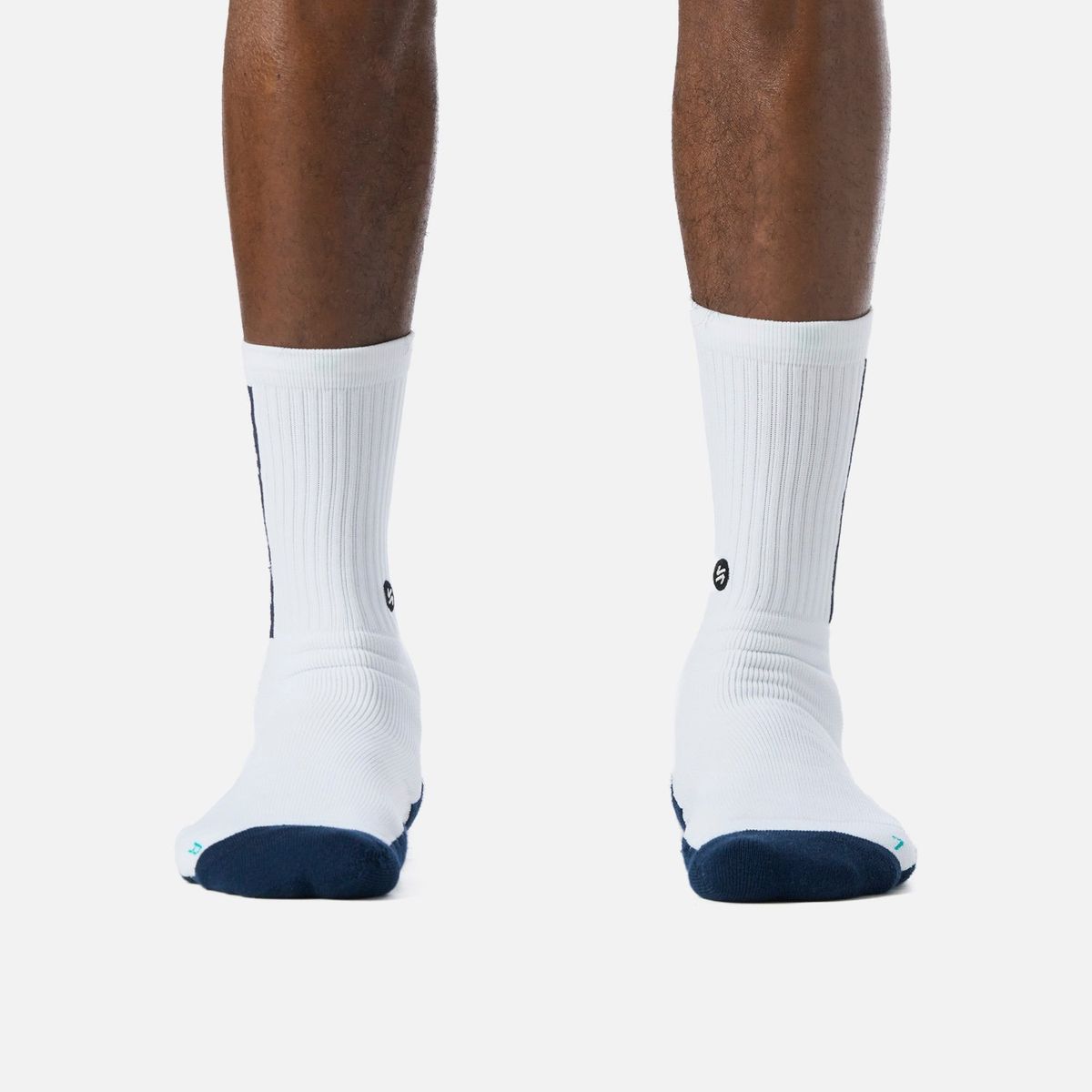 VULCANO - Calcetines Energic Duo Pack Mid Socks Beige / Blanco Vulcano