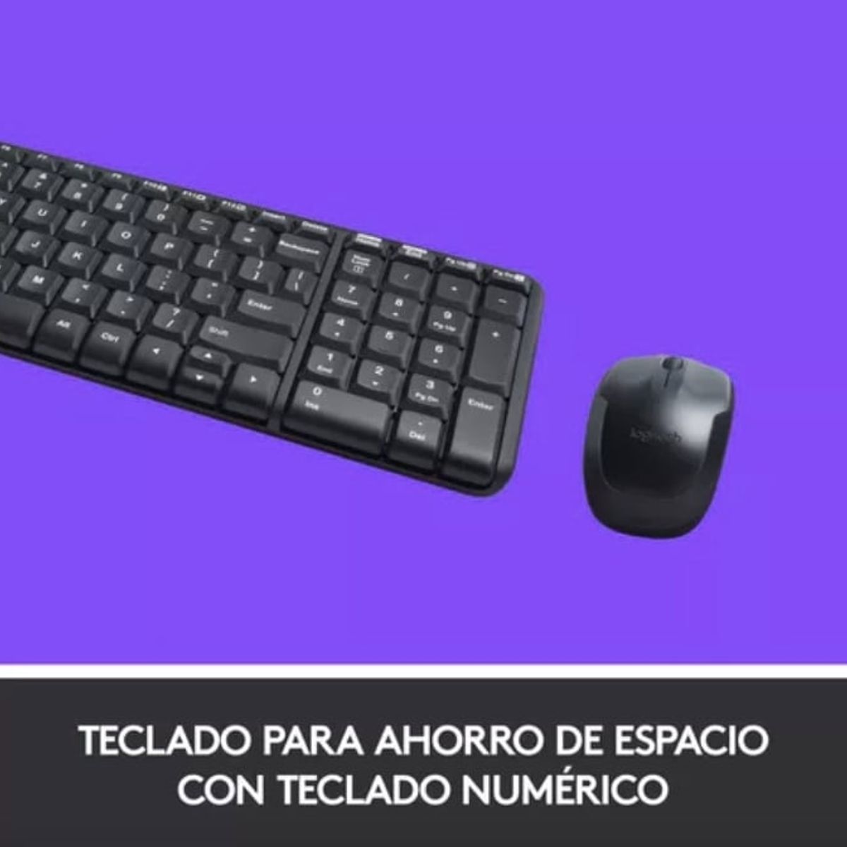 GENERICO - Kit de teclado y mouse inalámbrico
