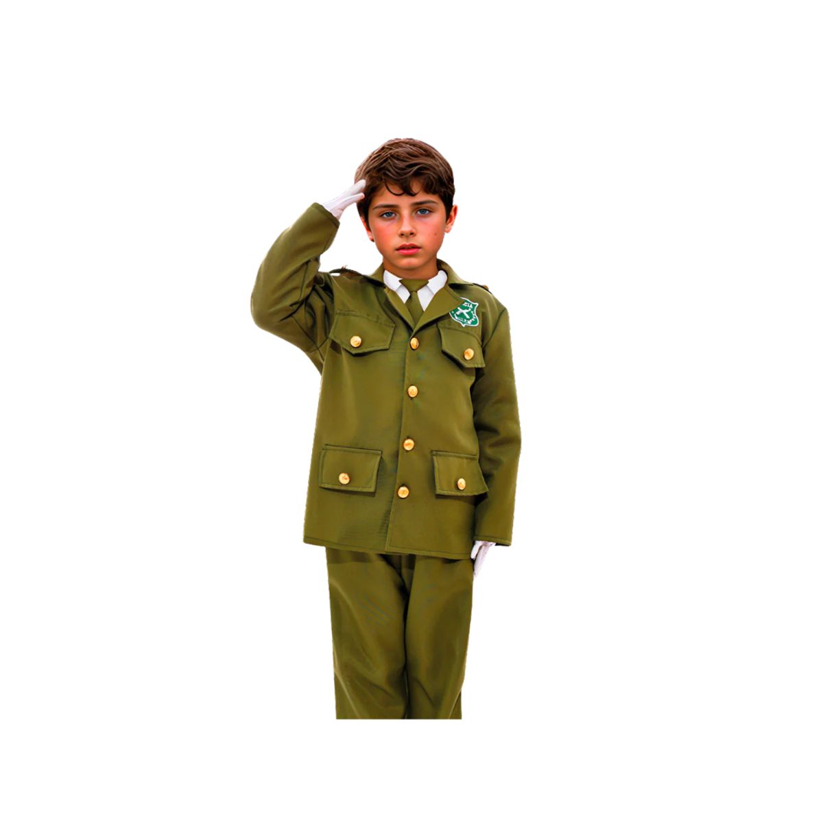 GENERICO - Disfraz De Carabinero Unisex Para Niños 5-6