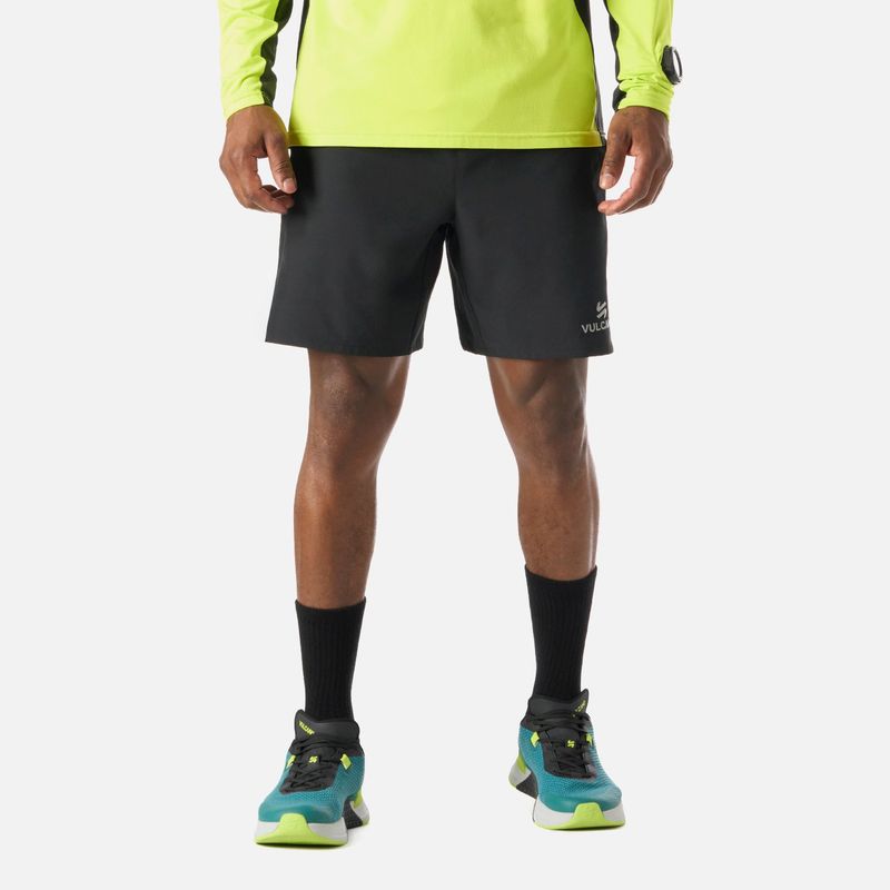 VULCANO - Short Deportivo 2 en 1 7" Hombre Tempo