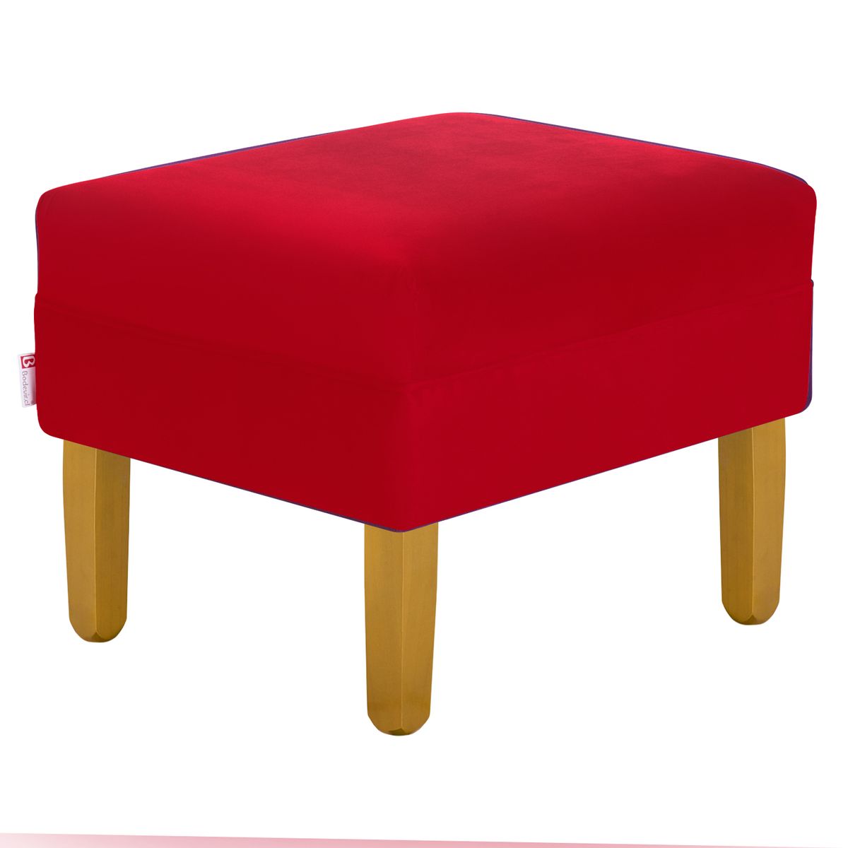 BODEVIR - Pouf Sky 1C Felpa 01 Rojo