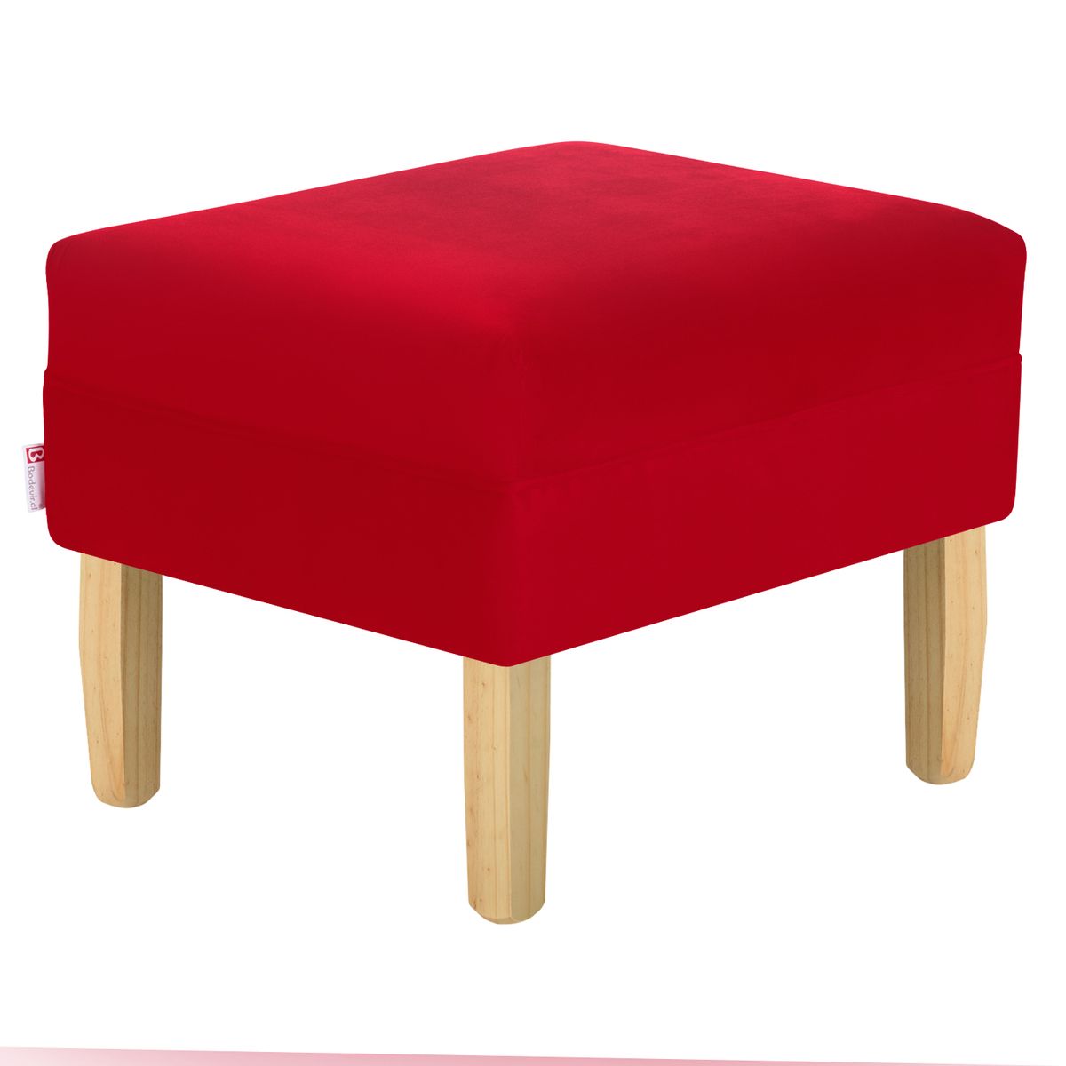 BODEVIR - Pouf Sky 1C Felpa 05 Rojo