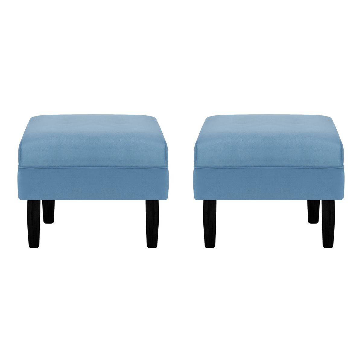 BODEVIR - Set Pouf Sky 1C Felpa 00 Azul Petroleo