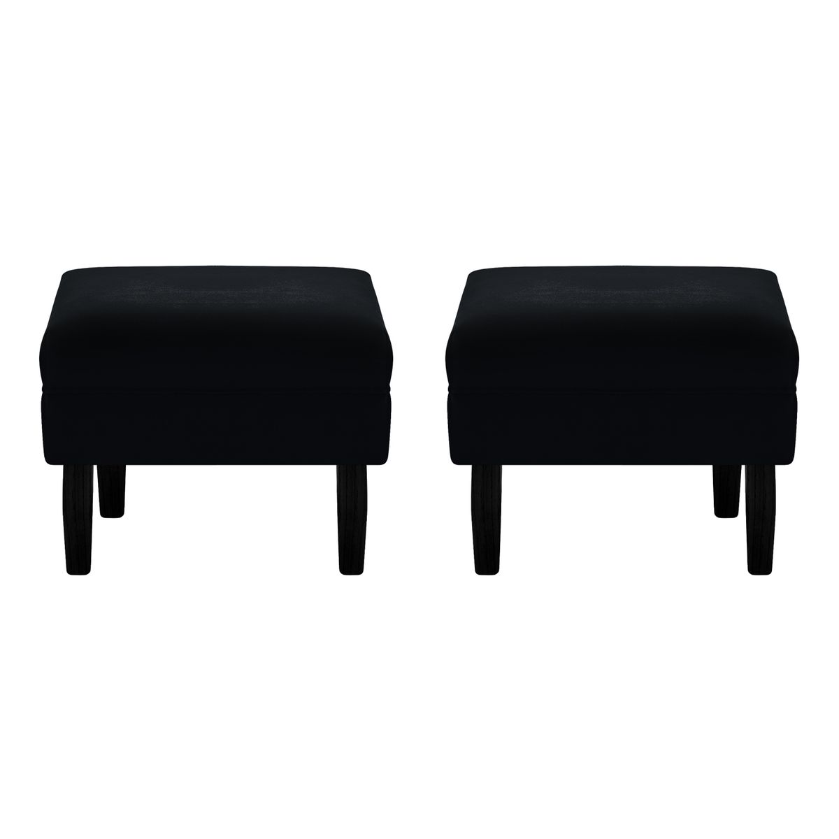 BODEVIR - Set Pouf Sky 1C Felpa 00 Negro