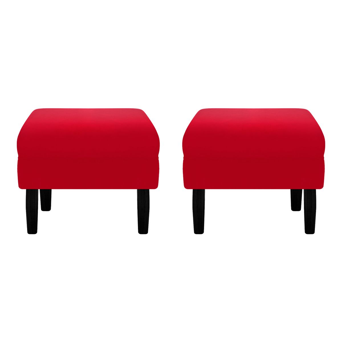 BODEVIR - Set Pouf Sky 1C Felpa 00 Rojo