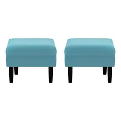 BODEVIR - Set Pouf Sky 1C Felpa 00 Turquesa