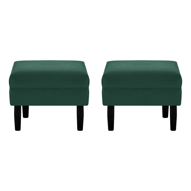 BODEVIR - Set Pouf Sky 1C Felpa 00 Verde Botella