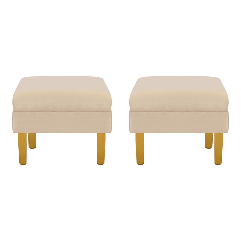 BODEVIR - Set Pouf Sky 1C Felpa 01 Beige