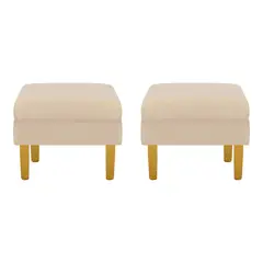 BODEVIR - Set Pouf Sky 1C Felpa 01 Beige