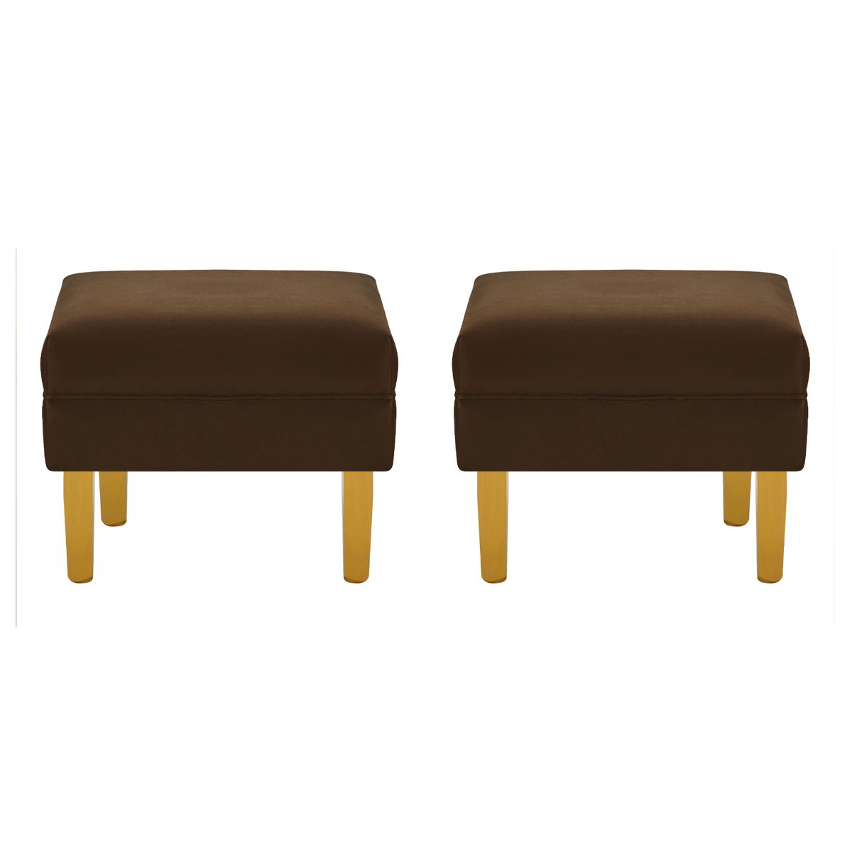 BODEVIR - Set Pouf Sky 1C Felpa 01 Chocolate