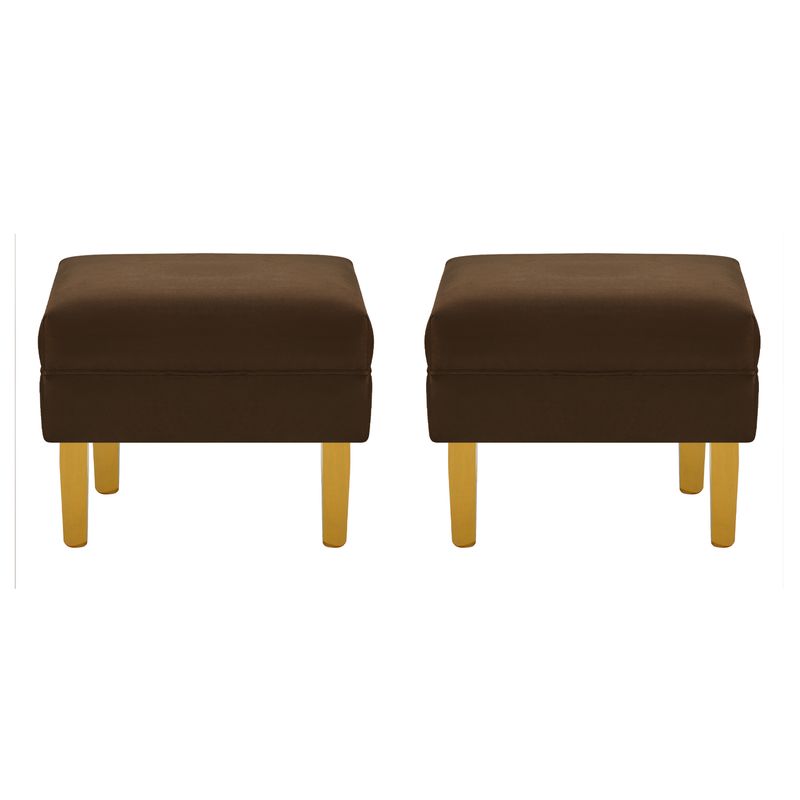 BODEVIR - Set Pouf Sky 1C Felpa 01 Chocolate