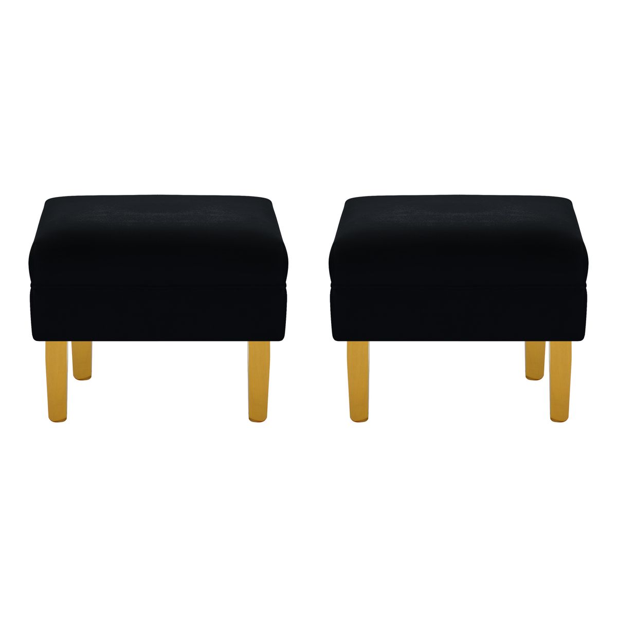 BODEVIR - Set Pouf Sky 1C Felpa 01 Negro