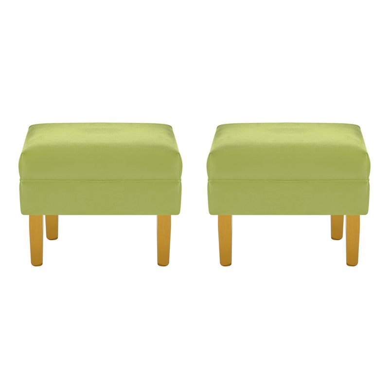 BODEVIR - Set Pouf Sky 1C Felpa 01 Pistacho
