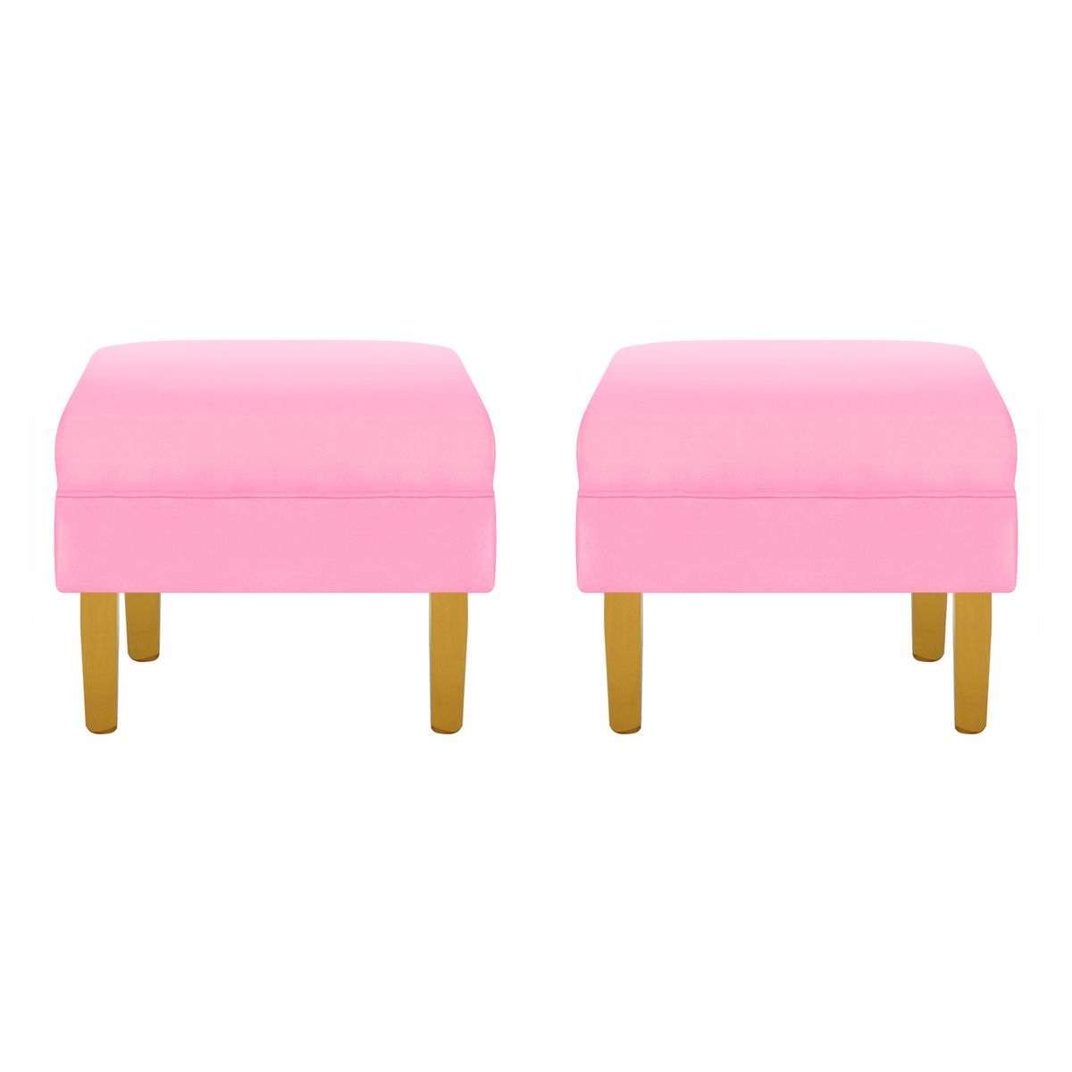 BODEVIR - Set Pouf Sky 1C Felpa 01 Rosado