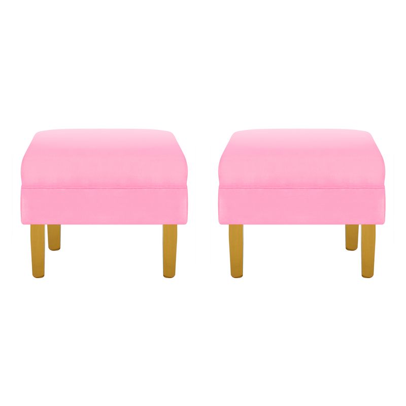 BODEVIR - Set Pouf Sky 1C Felpa 01 Rosado