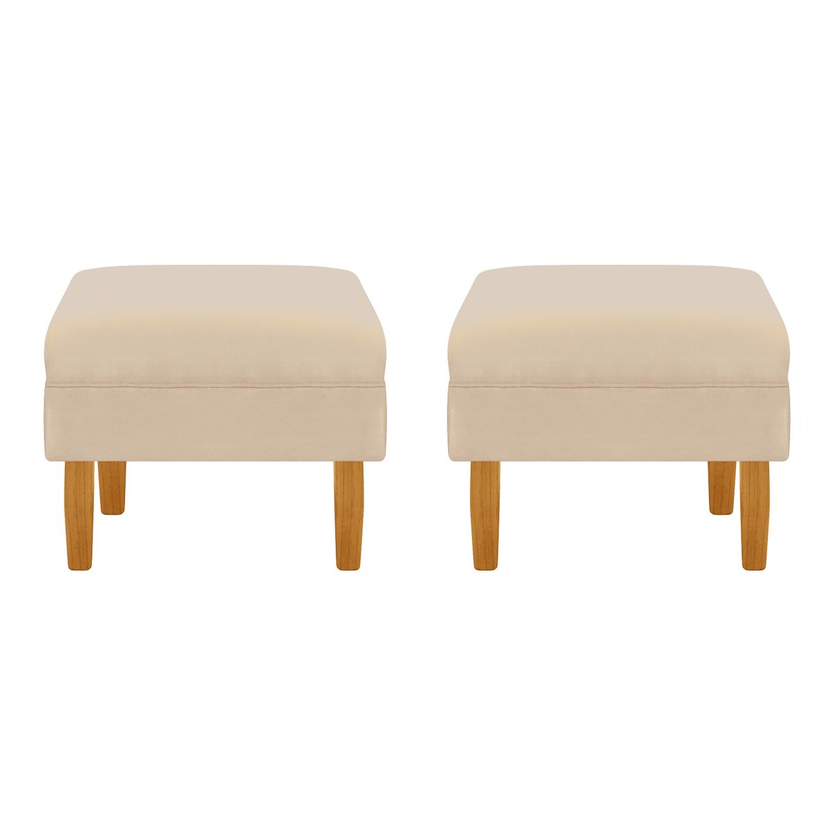 BODEVIR - Set Pouf Sky 1C Felpa 04 Beige