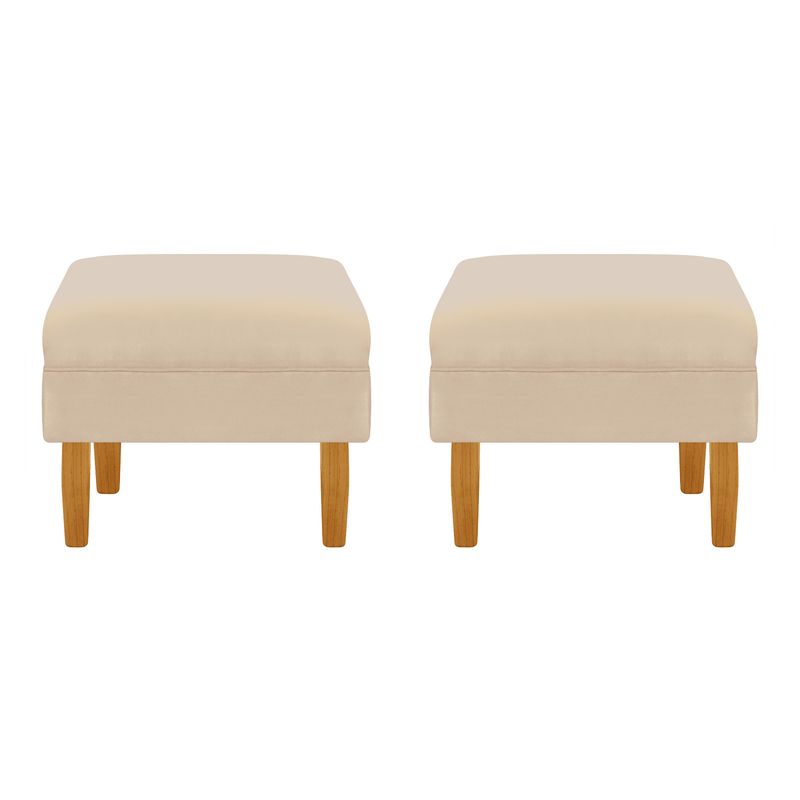 BODEVIR - Set Pouf Sky 1C Felpa 04 Beige
