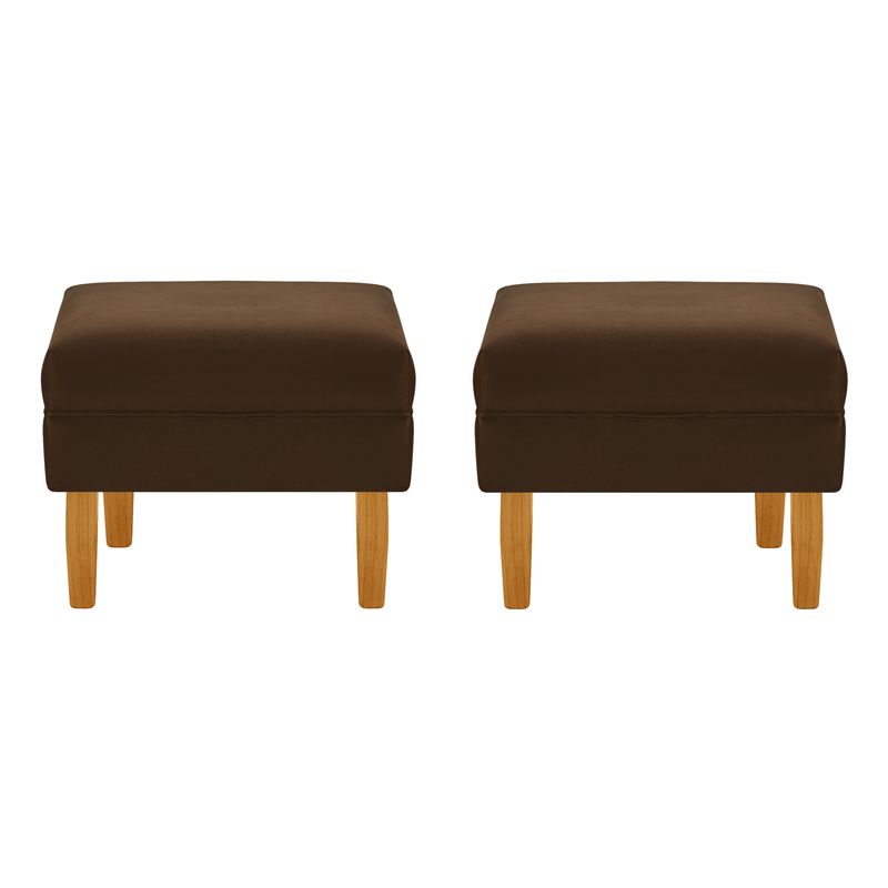BODEVIR - Set Pouf Sky 1C Felpa 04 Chocolate