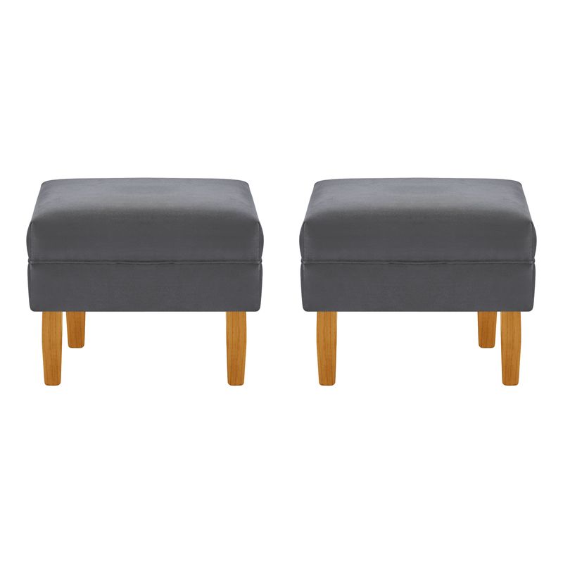 BODEVIR - Set Pouf Sky 1C Felpa 04 Gris